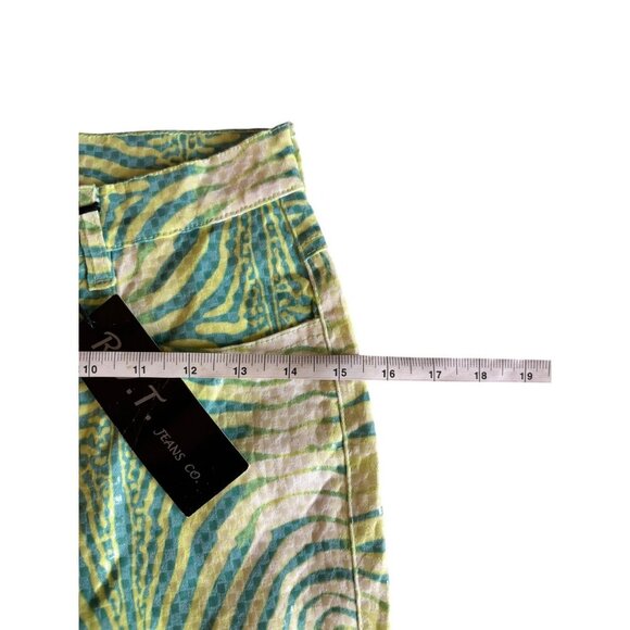 RVT Jeans Women's Lime Green & Yellow Pants - Picture 5 of 7